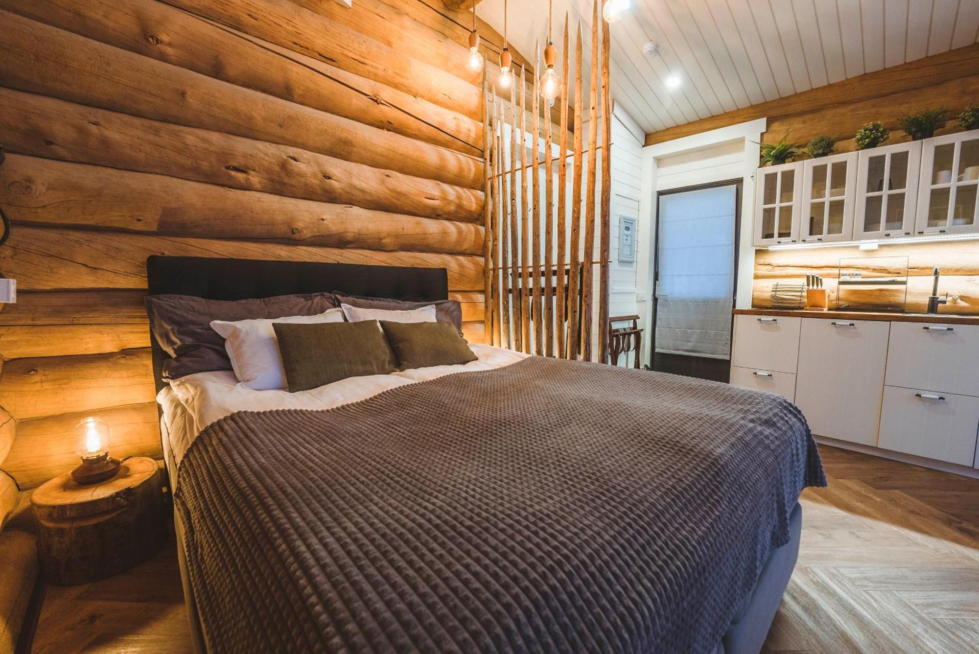 Cozy Log Cabin By Invisible Forest Lodge Рованиеми Экстерьер фото